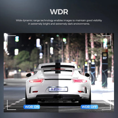 AZDOME Dash Cam M550 Max 4K+1K+2K Built-in GPS WiFi Car Dash Camera Front Inside Rear 3 Way IR Night Vision Car DVR Support Rear Cam