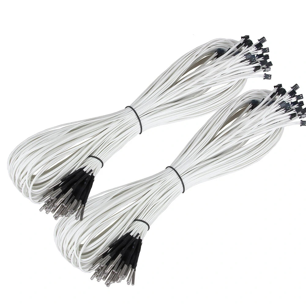 1M/2M Thermistor Temperature Sensor HT-NTC100K B3950 350 High Temperature Version For 3D Printer
