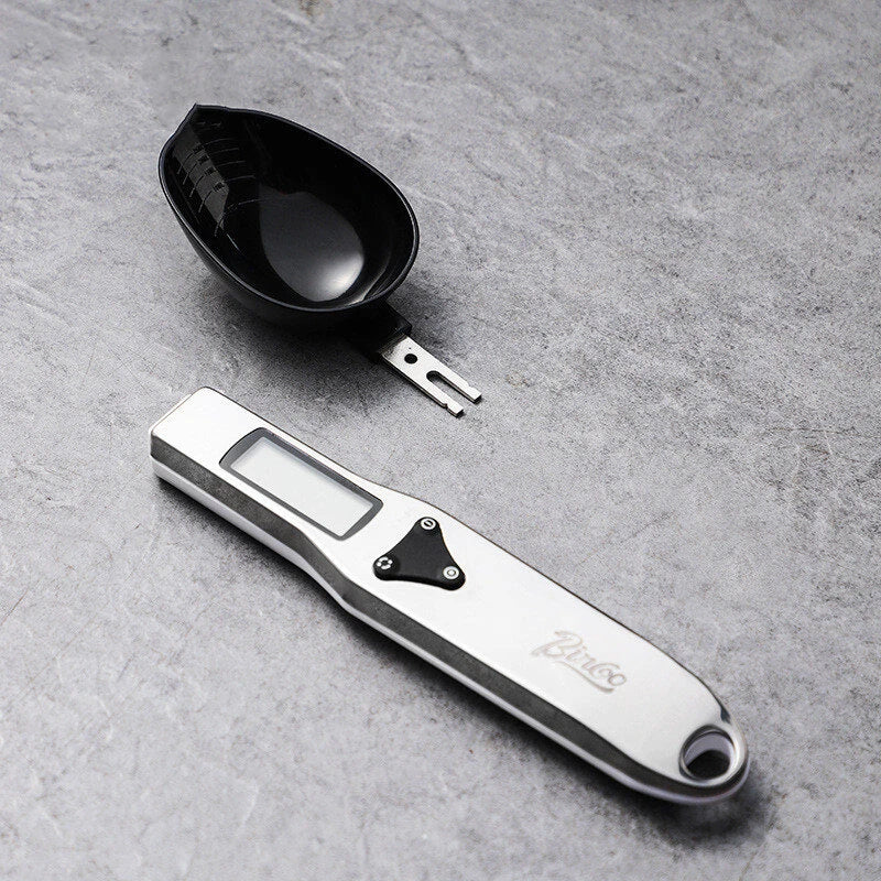 Bincoo Digital Spoon Scale High-precision 0.1g~500g Switchable Stainless Steel Measuring Spoon Baking Food Electronic Kitchen Scale