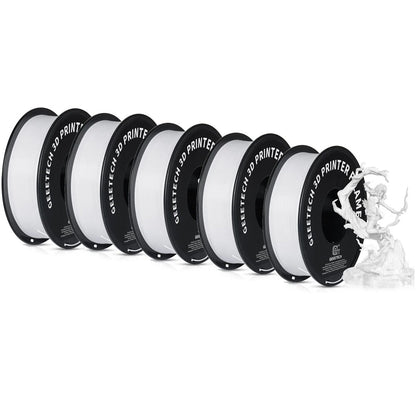 Geeetech PETG 3D Printer Filament 1.75mm 5kg High Accuracy Clog-Free Bubble-Free Vacuum Sealed Compatible with FDM Printers