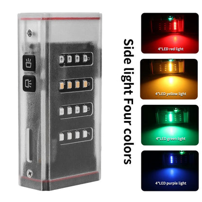 Multifunctional Handheld Flashlight With Super Bright Side Light Multi-color Outdoor Lighting Small Portable Magnetic Suction Long Battery Life Camping Emergency Lamp