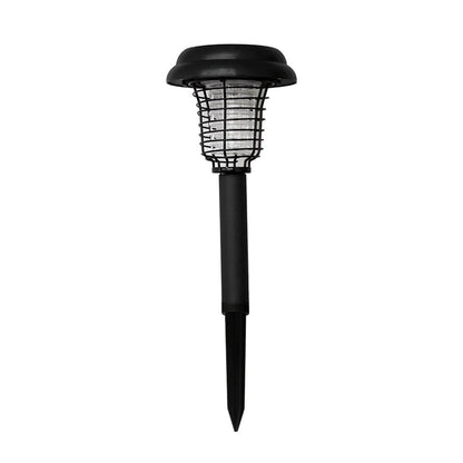 Elfeland Solar Powered Mosquito Killer Lawn Light Outdoor Zapper IP65 Waterproof UV Attraction & Electric Grid for Garden