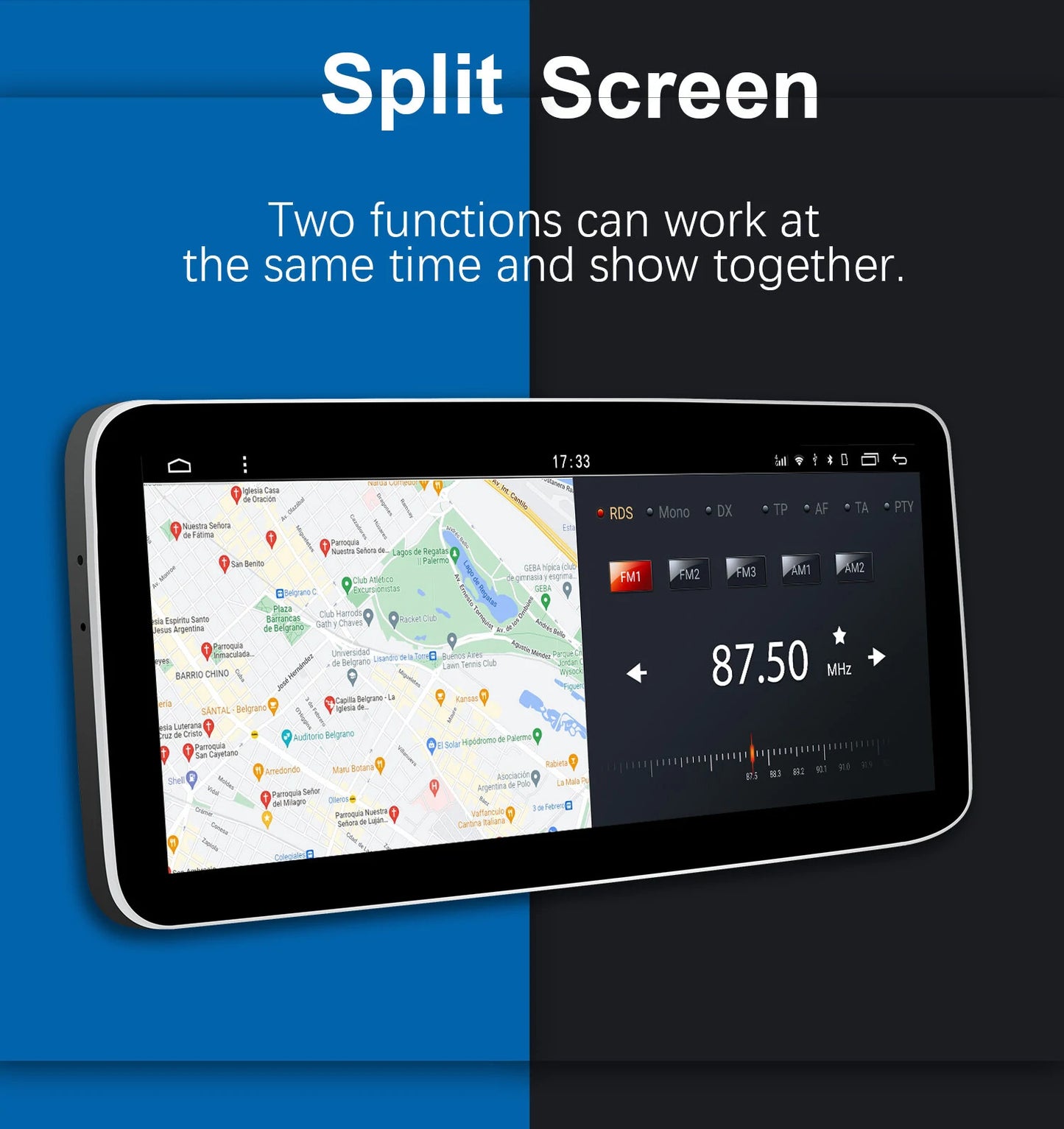 YUEHOO  YH-D071 12.3 inch 2Din 360 Camera Android 12.0 Car Stereo Radio MP5 Player 2.5D IPS Screen 8 Core GPS DSP WIFI BT5.0