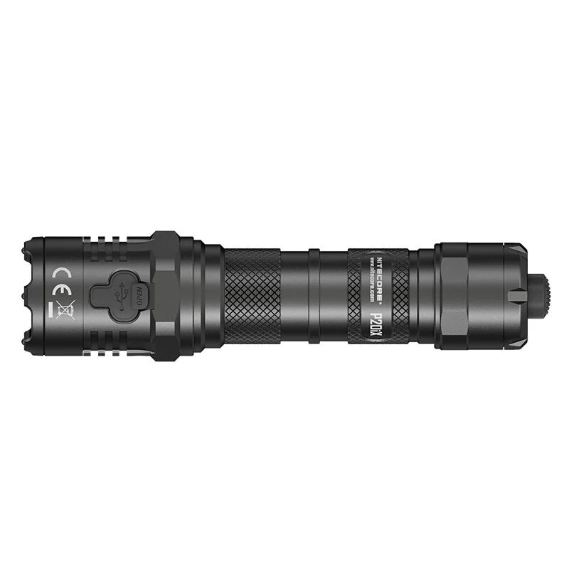 Nitecore P20iX 4000lm USB-C Rechargeable Flashlight With 21700 Battery High Lumen Professional Tactical Torch with NTH20 Molle Holster