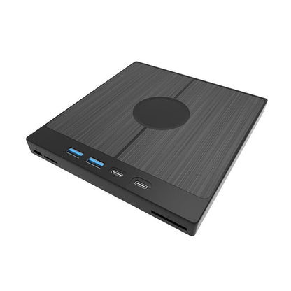 7 in 1 External CD/DVD Drive CD Burner with 2 USB/Type-C Ports USB 3.0 Portable CD/DVD Burner 1 TF/SD Card Slots Optical Drives for Laptop PC DVD Burner