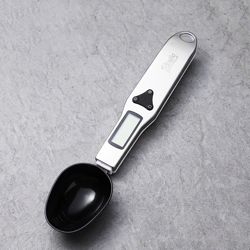 Bincoo Digital Spoon Scale High-precision 0.1g~500g Switchable Stainless Steel Measuring Spoon Baking Food Electronic Kitchen Scale