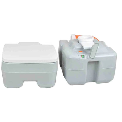 [EU Direct] CALTER 20L Portable Outdoor Camping Toilet Portable Flush Toilet Mobile Toilet Boating Hiking Trips Easy Cleaning, C-CHEM-WC-20