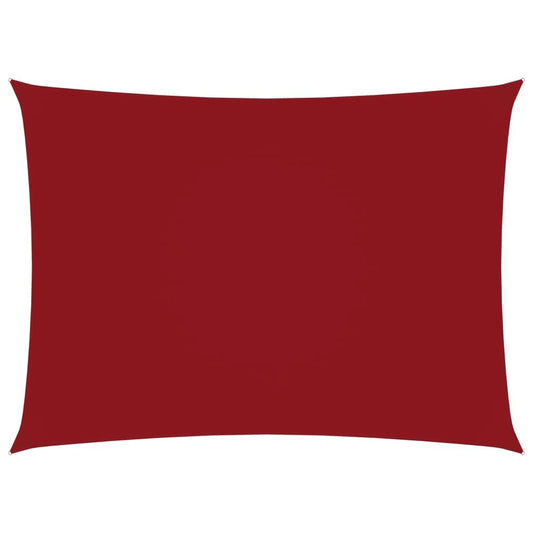 Zonnescherm rechthoekig 2x4 m oxford stof rood
