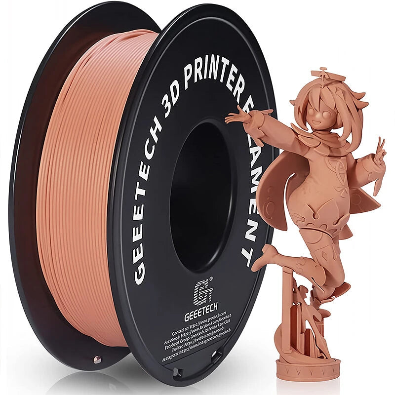 5pcs/10pcs 1kg/roll 700-001-1364 GEEETECH PLA Matte Orange 3D Printer Filament for 1.75mm Diameter Filament 3D Printers