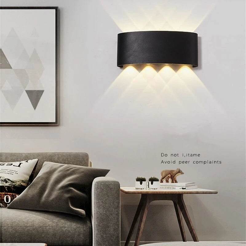 Outdoor Garden Wall Lighting LED Waterproof Up Down AC85-265V Modern Lamp for Bedroom Living Room