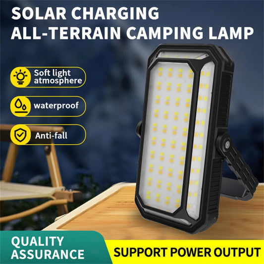 Bikight XY-008 10000mAh Solar Rechargeable CBO Camping Light Portable Outdoor Camp Emergency Light Type-C Powerful Work Lamp