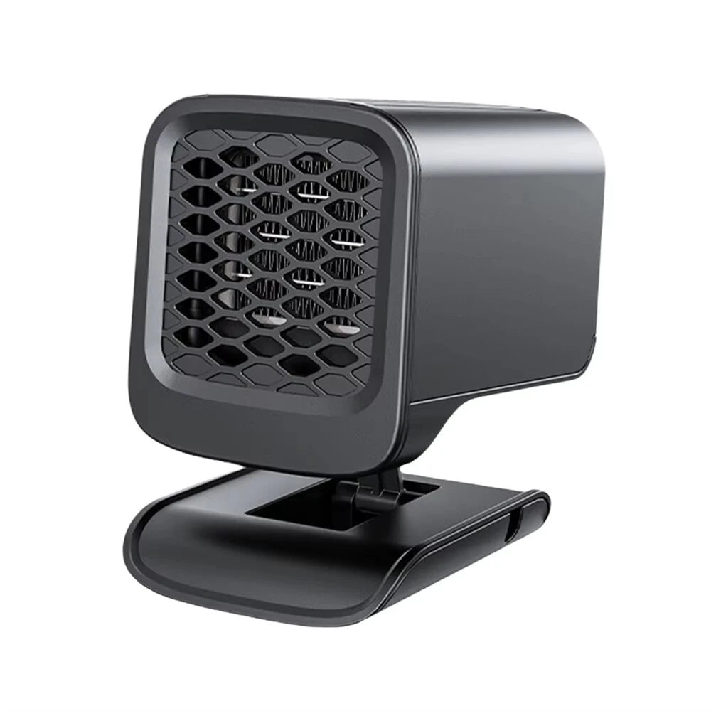 12/24V Car Electric Heater Fan 120W Windscreen Defroster Demister 360 Rotating Heater Fan Combo Defogging Defrosting Heating Fan