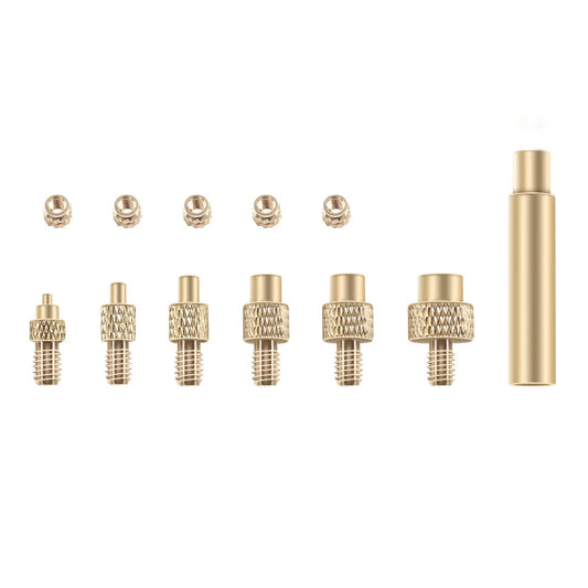 Threaded Knurled Heating Head for 3D Printer Insertnut Implant Connector Insert Nut Hot Melt Tool 3D Printer Soldering