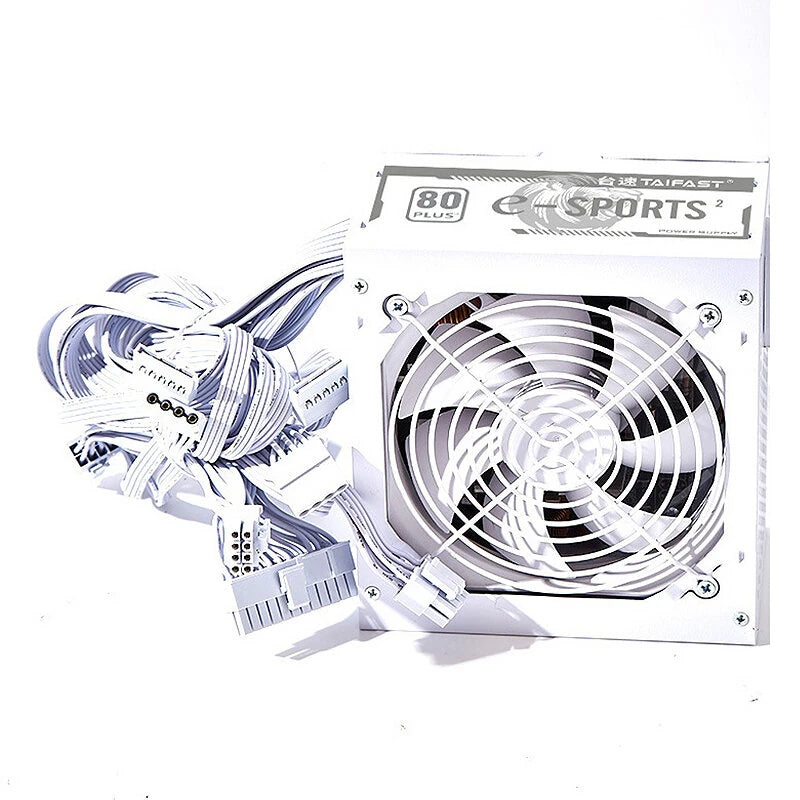 TAIFAST PT700 700W ATX Computer Power Supply 80 Plus Efficiency Certificated Active PFC Support Dual CPU SCP OPP UVP OVP Protection