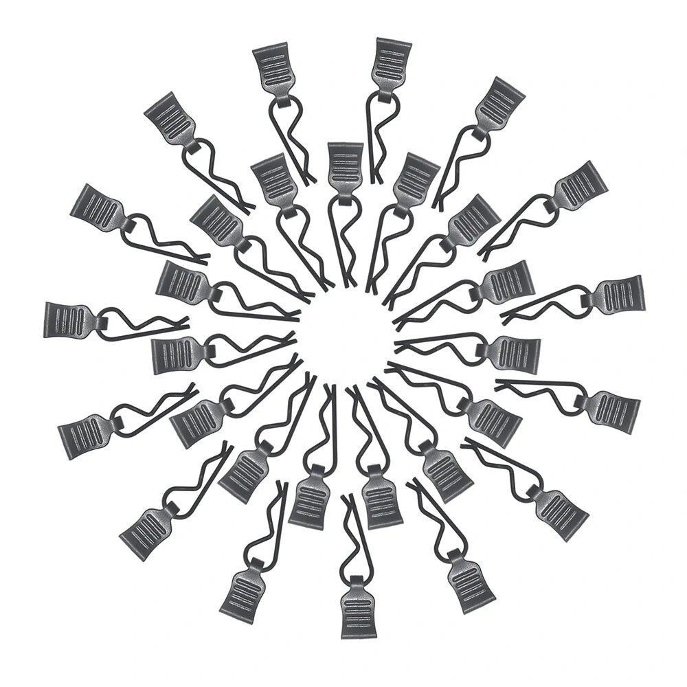 12PCS/20PCS/30PCS RC Car Parts Body Shell Clips Buckle for 1/20 1/24 Vehicles Models Spare Universal Accessories