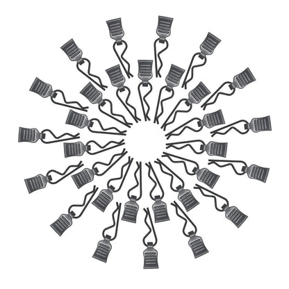 12PCS/20PCS/30PCS RC Car Parts Body Shell Clips Buckle for 1/20 1/24 Vehicles Models Spare Universal Accessories