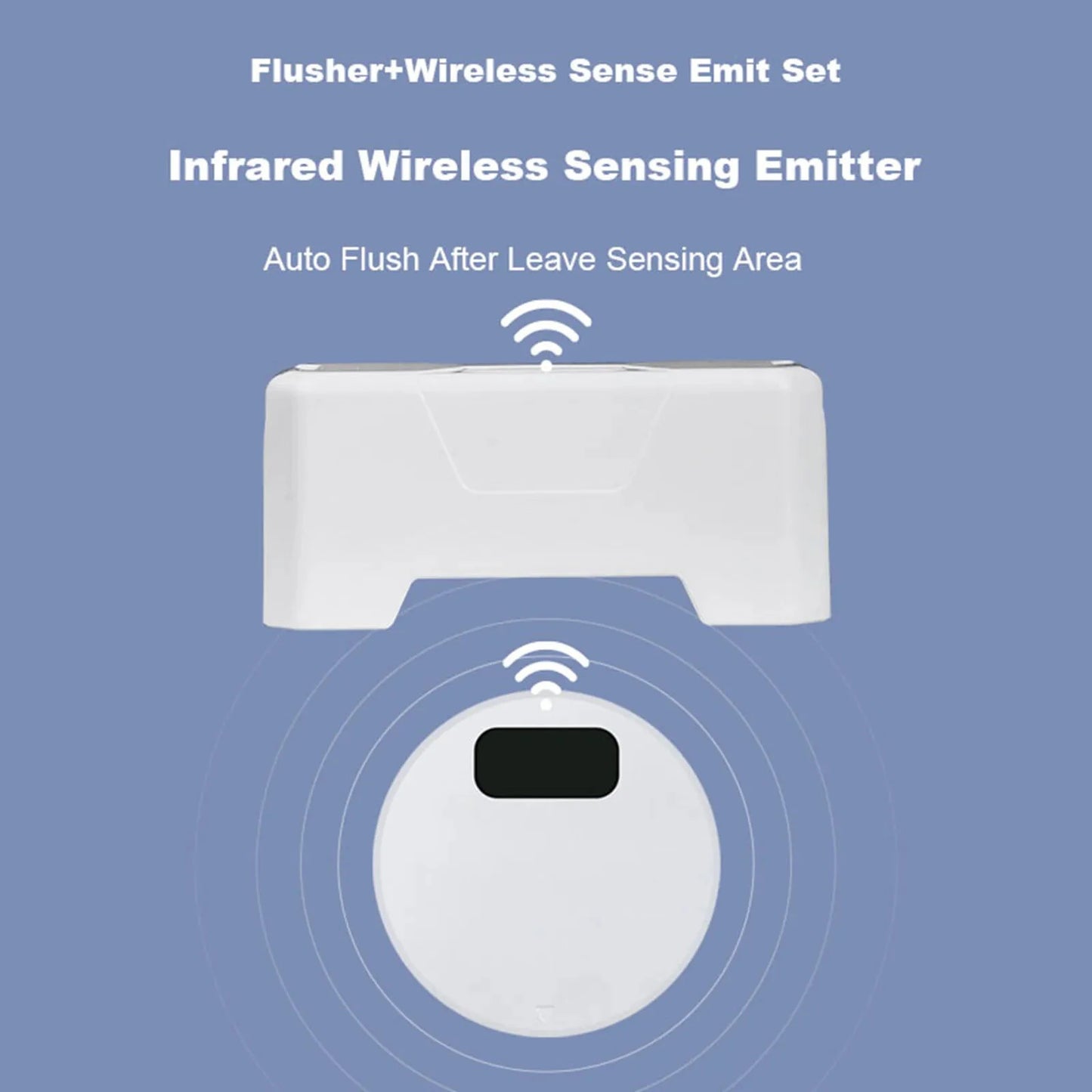 Intelligent Smart Sensor Toilet Flusher Automatic Sensor Touchless Toilet Flush for Public Use Home Bathroom