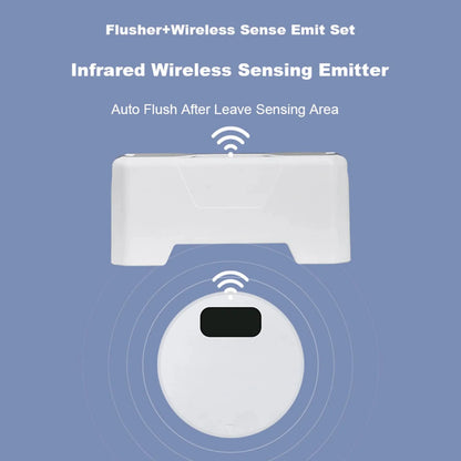 Intelligent Smart Sensor Toilet Flusher Automatic Sensor Touchless Toilet Flush for Public Use Home Bathroom