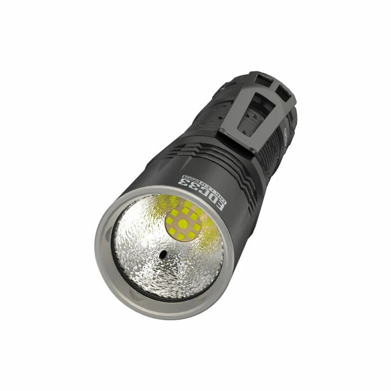 NITECORE EDC33 UHi 20 Max LED 4000lm 450m EDC Tactical Flashlight Built in 4000mAh 18650 Li-ion Battery and USB-C Rechargeable Mini LED Torch Light