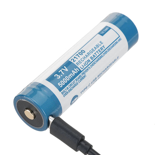 Astrolux C2150R Type-C Charging Port 21700 Battery 5000mAh 3.7V Rechargeable Li-ion Cell Pointed-top Deep Cycles High Drain Batteries For Flashlights RC Toys Home Tools