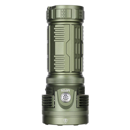 Astrolux MF09 9* XHP50.2 LED 26000LM 600M High Lumen Flashlight With TEC Active Cooling System + Fan, 46950 Battery, Removable Handle, Ultra-bright Long Range Strong LED Torch Perfect For Outdoor Searching Camping Heavy Duty