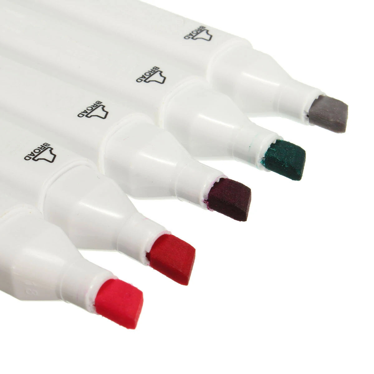 60 Colors Marker Pen Set Graphic Art Twin Broad Fine Point Oil Marker Watercolor Pen Painting Brush for Student