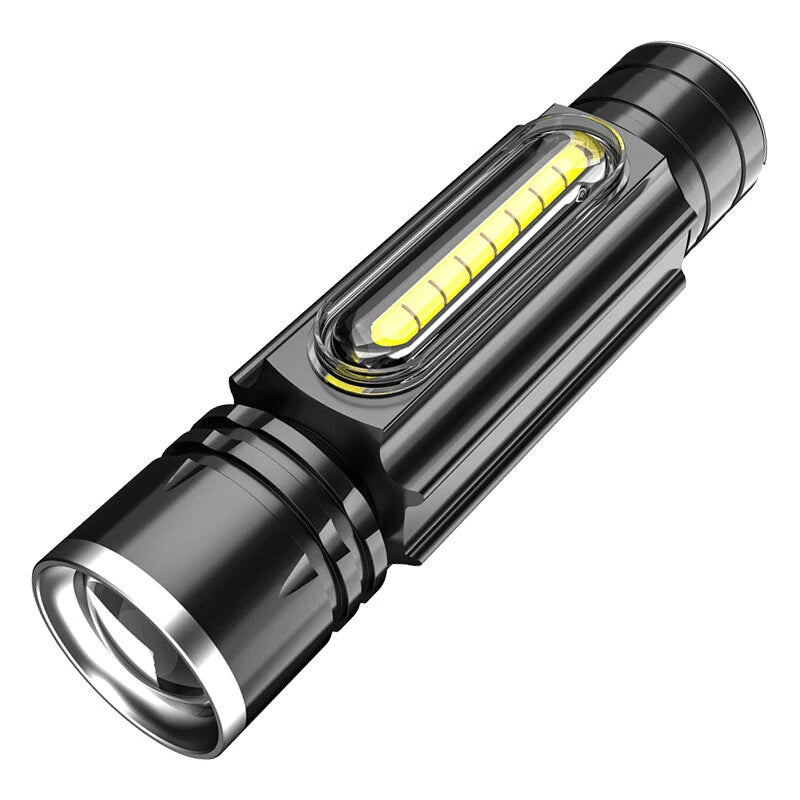 Bikight WL82 X9 LED+COB USB Charging Flashlight Zoomable 5 Modes LED Torch Flash Light Magnetic Attraction Waterproof Outdoor Camping Lantern
