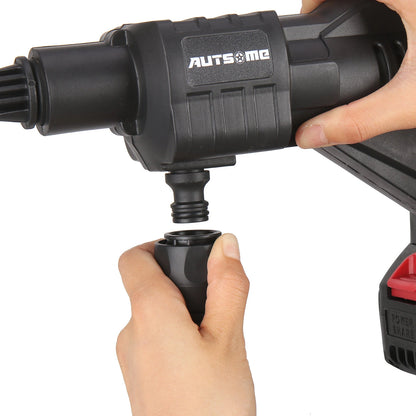 AUTSOME 6 In 1 Cordless Car High Pressure Car Washer Washing Cleaner Machine Water Spayer