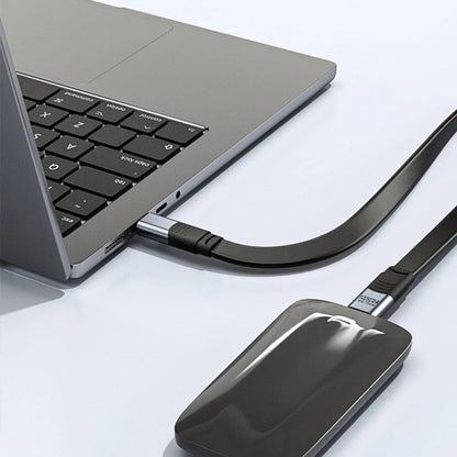 USB4 Full Function Flat Data Cable 40Gbps Data Transfer 240W PD Fast Charging 8K Video Output Thunderbolt4 Compatible Cables