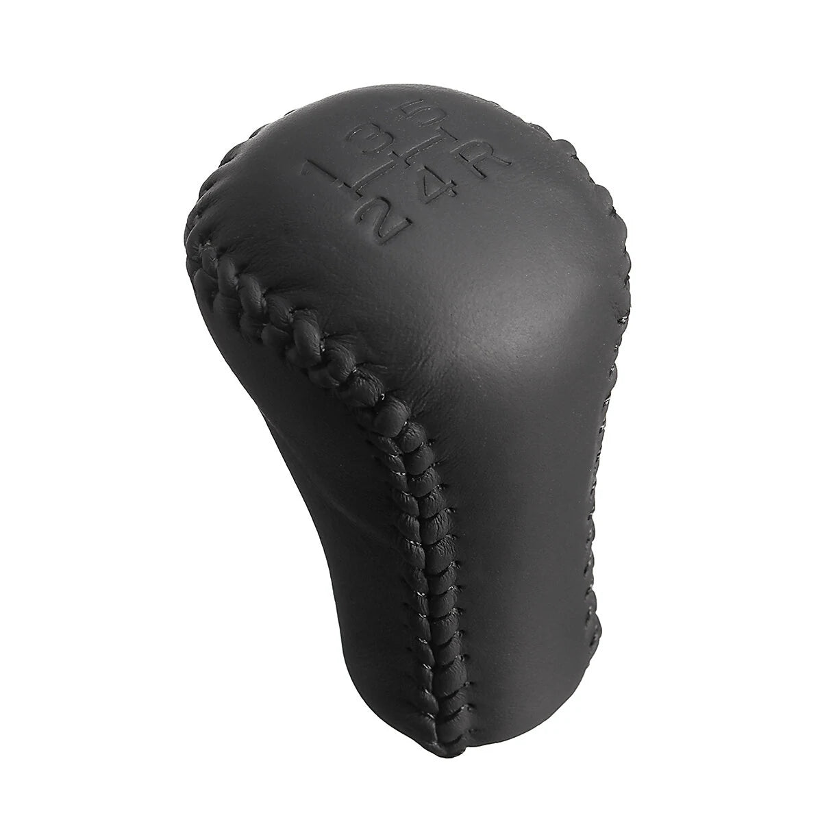 For Toyota Lexus Scion 5 Speed PU Leather Car Gear Shift Knob Stick Head Black