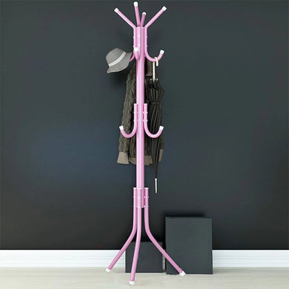 Coat Stand Garment Rack Shelf Metal Jacket Umbrella Hanger Standing 12 Hook