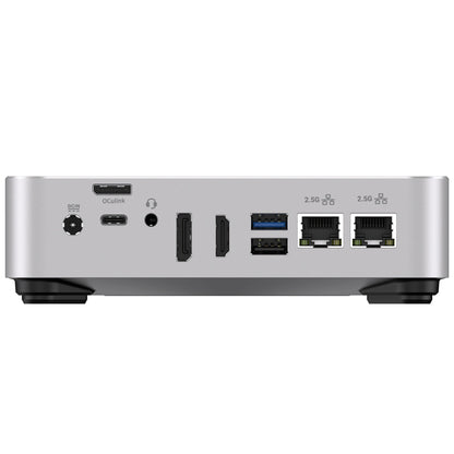 CHUWI AuBox Mini PC AMD Ryzen 7 8745HS Octa Core 16 Threads 16GB DDR5 512GB SSD WIFI6 BT5.3 Dual 2.5G LAN Quad Screen Output Mini Computer Desktop PC