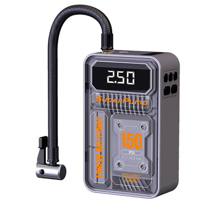 4000mah 150PSI Digital Display Portable Car Air Inflator Motorcycles Bicycle Tyre Wired Inflatable Pump