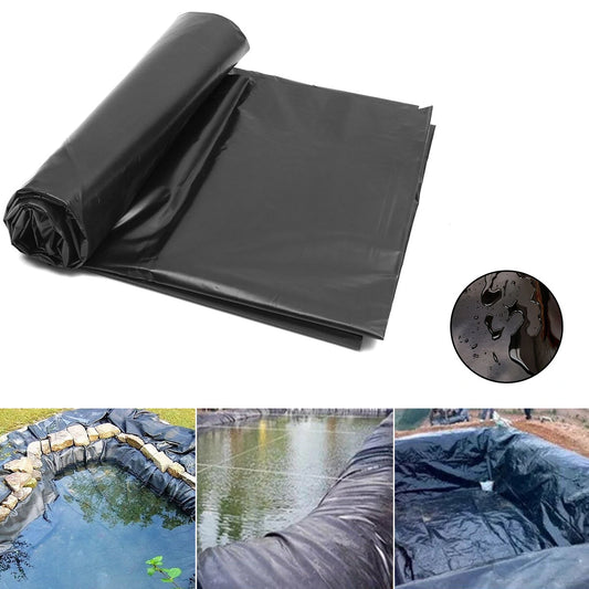 HDPE PVC Garden Fish Pond Liner Anti-Seepage Waterproof Heavy Duty Membrane Reinforced Landscaping Furniture Dust Cover