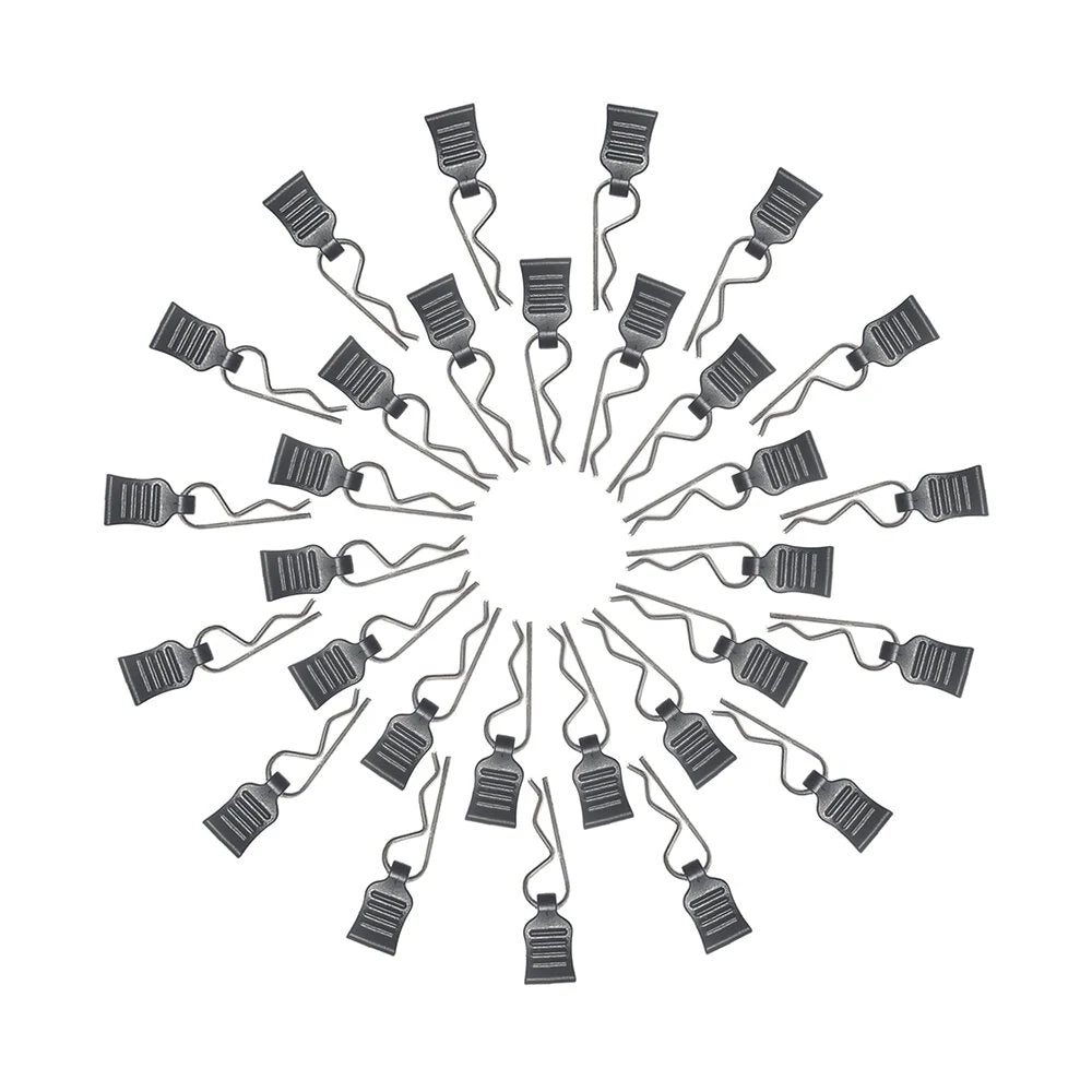 12PCS/20PCS/30PCS RC Car Parts Body Shell Clips Buckle for 1/20 1/24 Vehicles Models Spare Universal Accessories