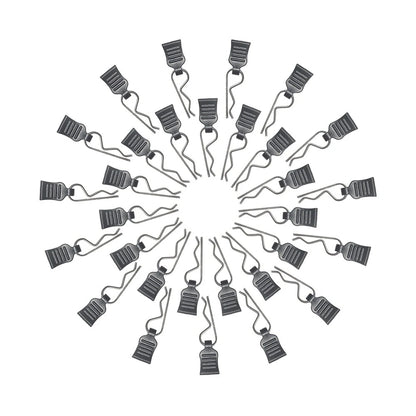 12PCS/20PCS/30PCS RC Car Parts Body Shell Clips Buckle for 1/20 1/24 Vehicles Models Spare Universal Accessories