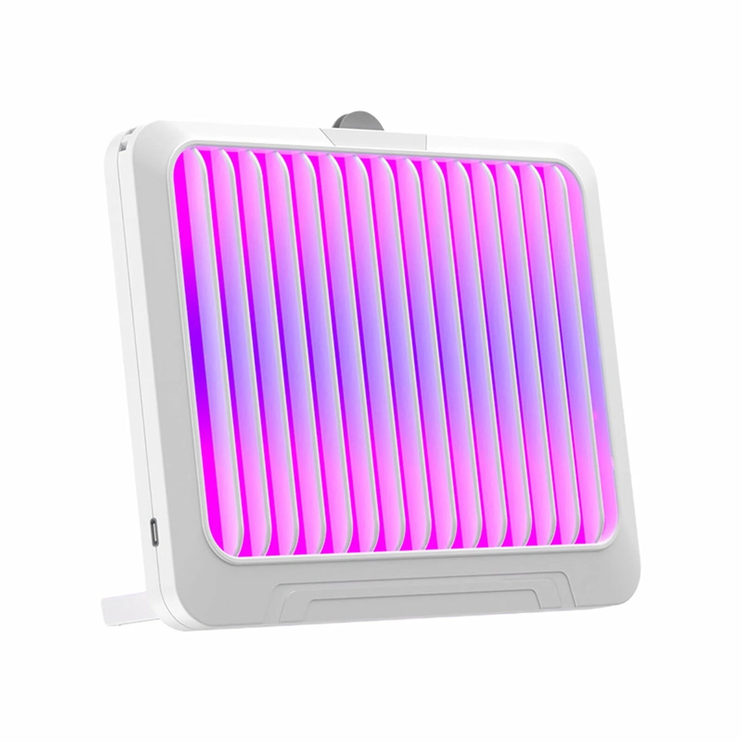 Powerful High Voltage Mosquito Lamp 3000V Indoor and Outdoor Use with Insect Attractant Noiseless Operation Safety Plastic Casing USB Powered Versatile Setup Options in Black or White