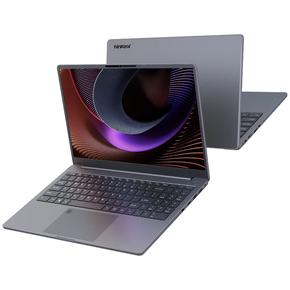 Ninkear A15 Plus 15.6 Inch Laptop AMD Ryzen 7 5825U Octa Core 16GB RAM 1TB SSD 57Wh Battery 180 Viewing Angle Fingerprint Unlock Windows 11 Narrow Bezel Notebook