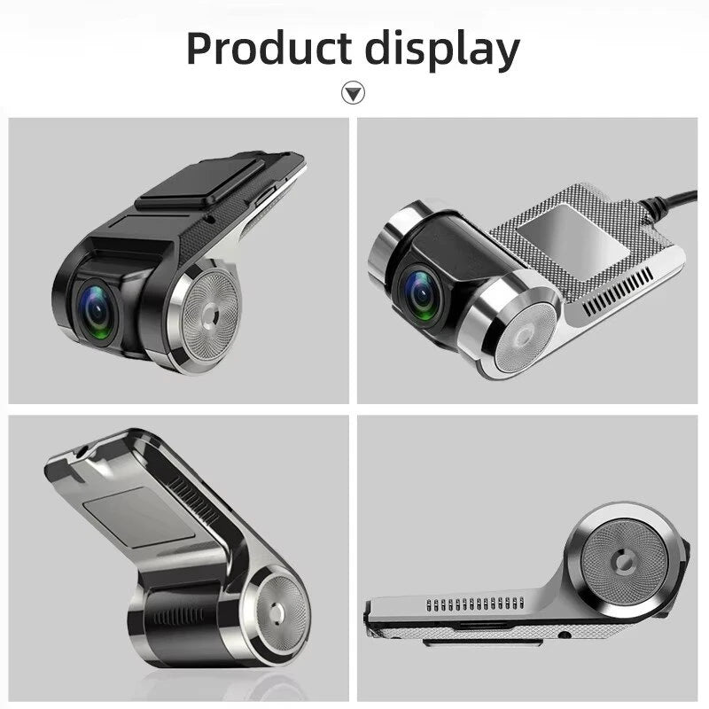 USB Car DVR Dash Cam Android ADAS LDWS FCWS Voice Alarm Warning Wide Angle Video Loop Recording Floating Display G-Shock For DVD Android Player Navigation Unit Auto Audio