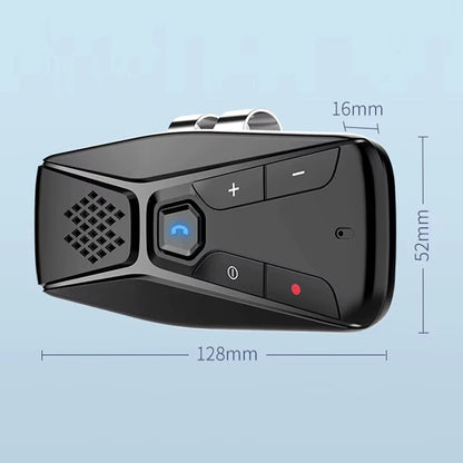 Bluetooth Car Kit Handsfree Speakerphone Wireless with Microphone Bluetooth 5.0 Automatic Shut Down and Auto Connect