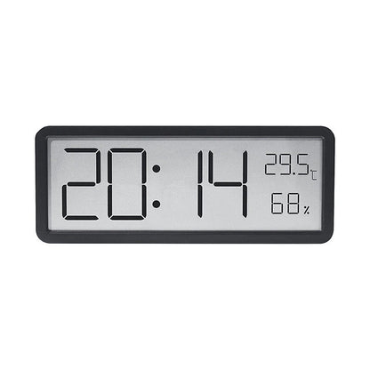 LCD Screen Digital Wall Clock Time Temperature Humidity Time Display Electronic Clock Desktop Digital Clock Battery Powered