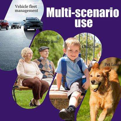 2025 New Model Mini GPS Tracker,Magnetic Waterproof Covert GPS Tracker,Car Global Positioning System.Extra Long Range for Vehicles,Elderly,Kids,Pets