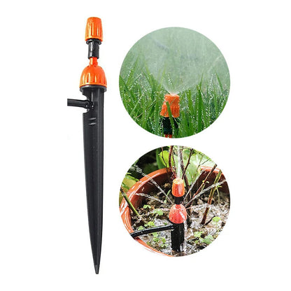 10pcs Adjustable Dripping Sprinkler Water Irrigation System Outdoor Cooling Greenhouse Planting Garden Flowering