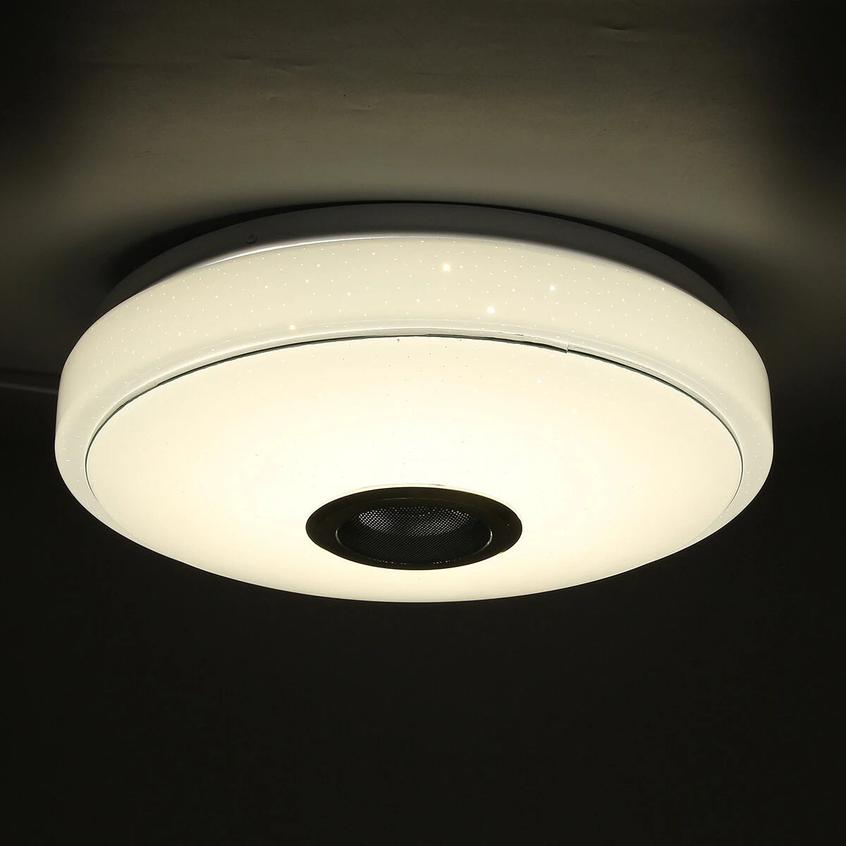 33CM 100W bluetooth WIFI LED Ceiling Light RGB Music Speaker Dimmable Lamp APP Remote Control 110-245V