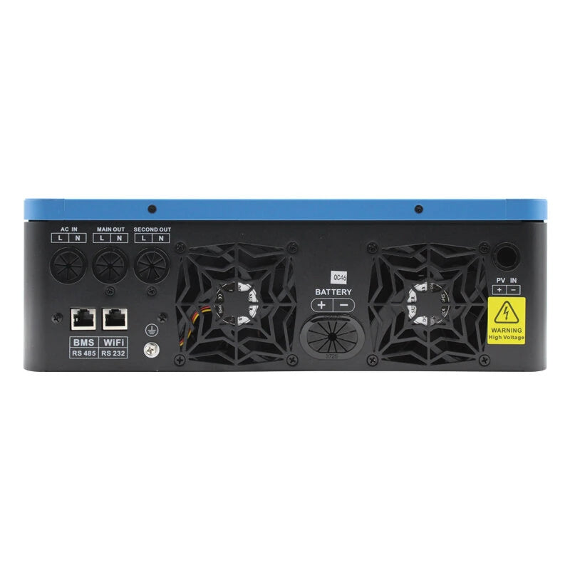 [EU Direct] EASUN POWER Solar Hybrid Inverter 4200W 220V MPPT 120A Solar Charger PV 6200W 450VDC Input Pure sine wave inverter Support With WIFI-GPRS Remote Monitoring LCD, For Lead-Acid, Lithium Battery and LifePo4, EASUNPOWER ISolar SMH III 4.2KW--WIFI