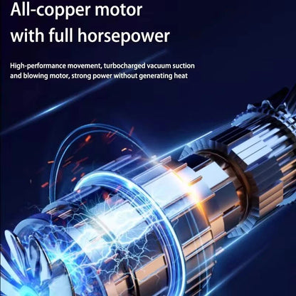 1800mAh Portable Wireless Handheld Vacuum Cleaner 15000PA Strong Suction Multifunctional Vacuum Cleaner for Car Home Cleaner