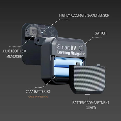 Xparkle Smart RV Leveling System bluetooth Wireless Control RVS01 Real-Time Precise Leveling Measurements Advanced Wireless Camper Leveler