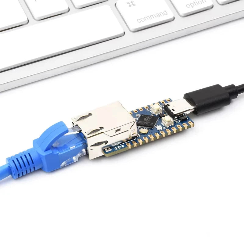 Raspberry Pi Pico 2 RP2350-ETH Mini Development Board RP2350 Ethernet Port Module RP2350 Dual Core Processor