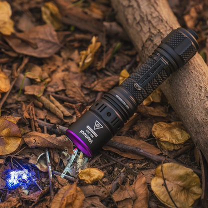 Weltool M4-365 "Blue-Faced Beast" 365nm UV Flashlight Come With 21700 Lithium Battery Powerful Black Light for Outdoor Adventurers