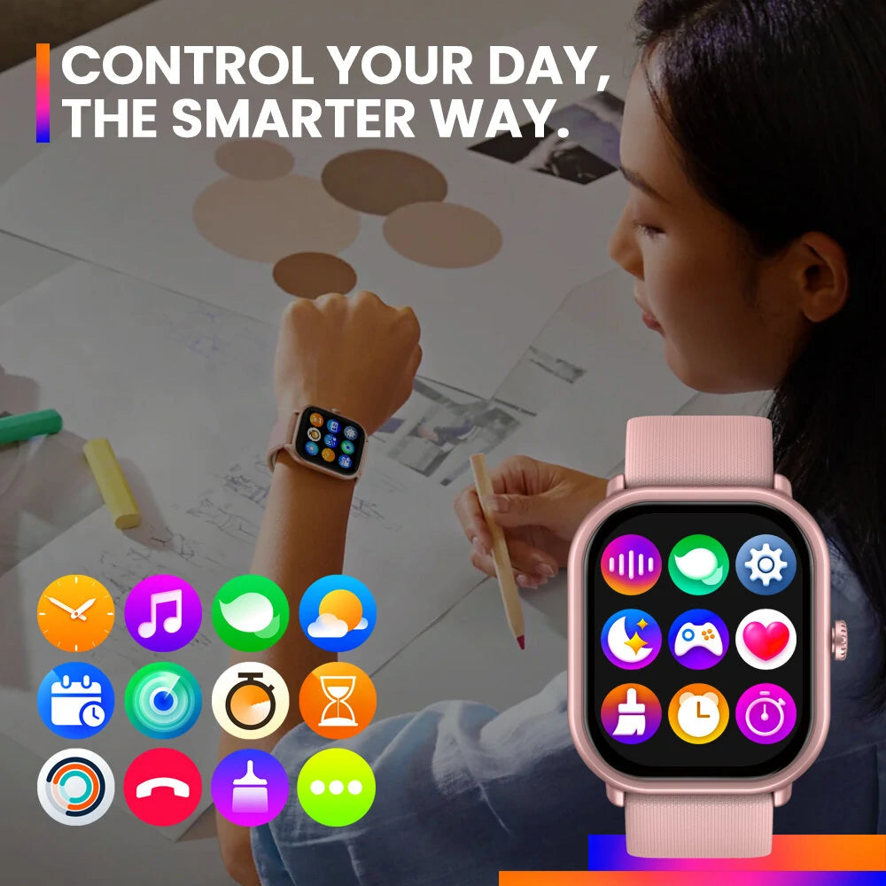 [World Premiere]New Zeblaze GTS 3 Pro Ultra-big HD 415*505pixels AMOLED Screen HiFi Bluetooth Phone Calls Health and Fitness Tracking Smart Watch